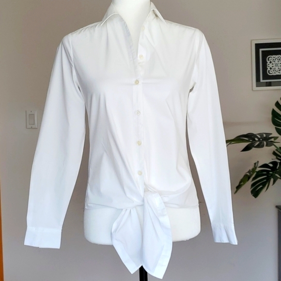 Banana Republic Tops - Banana Republic Tie Waist Button Up Top